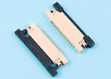 LFPC-KH825-B-XX-XX-X FPC 0.5mm H:1.2 Push-Pull SMT R/A Bottom Contact Type Connector