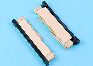 FPC 0.5mm H:2.0 Push-Pull SMT R/A Bottom Type Connector