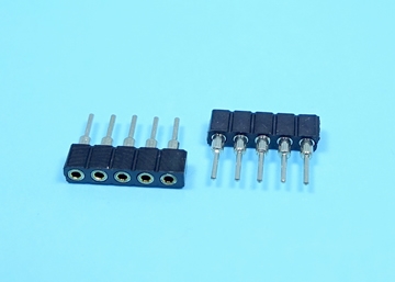 LSIP200-1xXX 2.00mm SIP SOCKET Single Row Round Pin