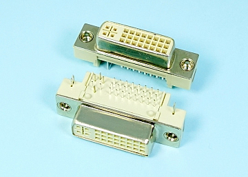 DVI-I Connector  Right Angle DIP 29P  Socket