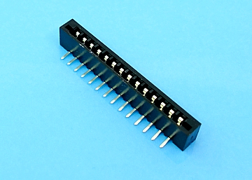 FPC 2.54mm NON ZIF DUAL CONTACT DIP (90°) TYPE Connector