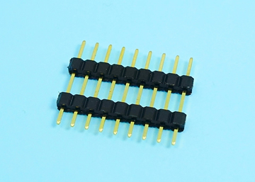 LP/H200SGX a A c A b -1xXX 2.0mm Pin Header H:2.0 W:2.0 Single Row Dual Base Straight DIP Type