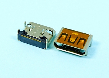 LHDMI-19F1-XX HDMI  C Type 19Pin Female  DIP