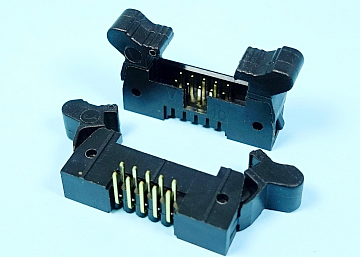 2.0 mm Pitch Box Header With Short Latches Right Angle Type